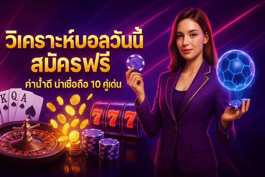วิเคราะห์บอลวันนี้ สมัครฟรี