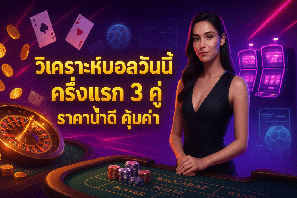 วิเคราะห์บอลวันนี้ ครึ่งแรก