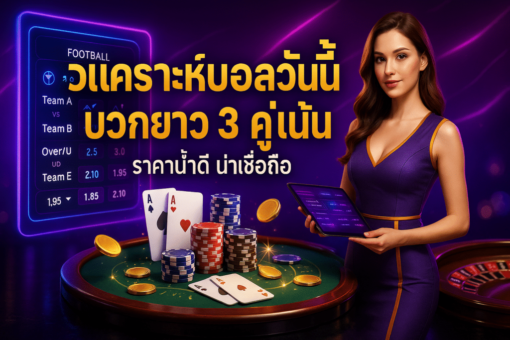 วิเคราะห์บอลวันนี้ บวกยาว