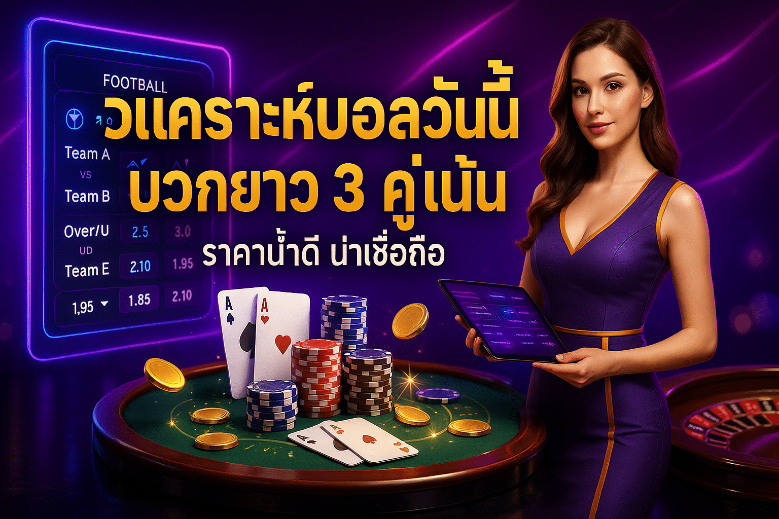 วิเคราะห์บอลวันนี้ บวกยาว